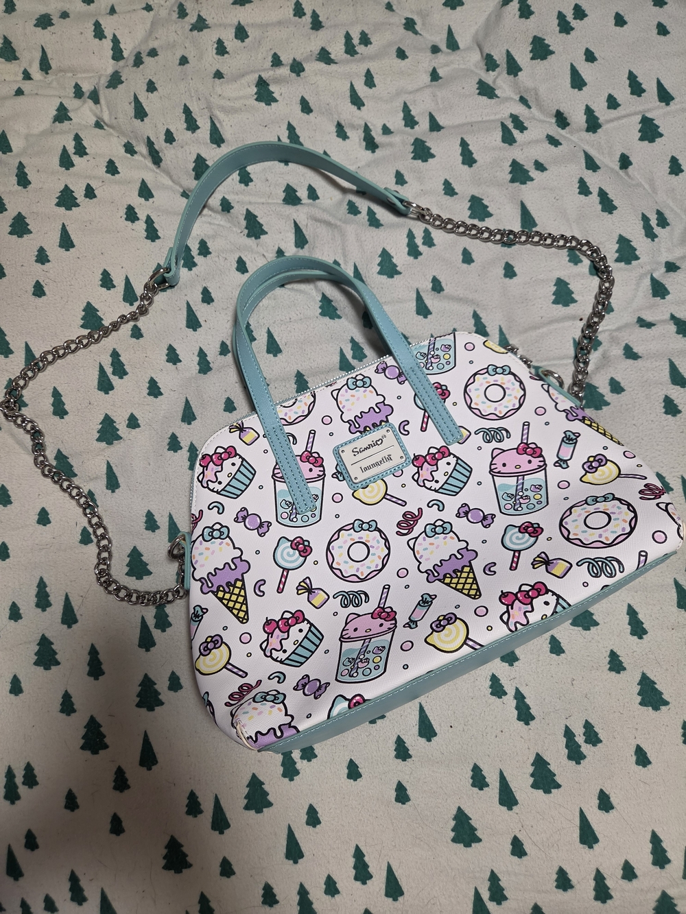 LIKE NEW Sanrio Hello Kitty Loungefly Sweet Treats Dome Crossbody Handbag